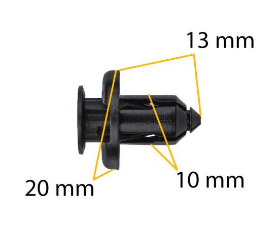 Автокрепеж Acura/Honda/Hyundai/Kia 10 шт КрепАвто 91503SZ3003, V260118, OE91503SZ3003, HQ91503SZ3003 0801 – изображение 2