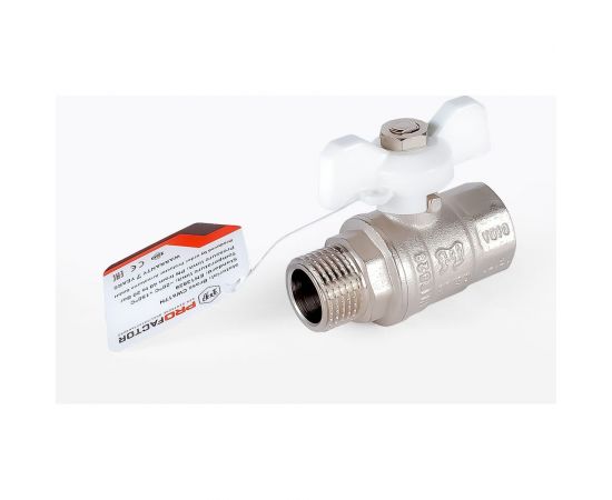 Шаровой кран PROFACTOR PF STANDARD в/н бабочка 1/2 дюйма PF FBV 303 – изображение 7