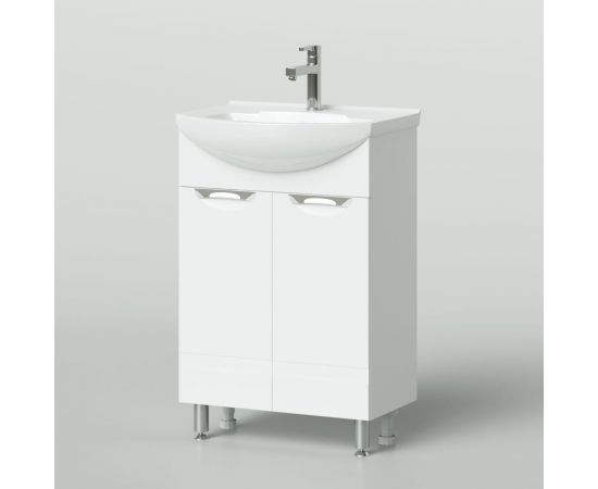 Напольная тумба с раковиной ИТАНА Nrava Aqua Адель 60 600х435х870 22355 – изображение 6