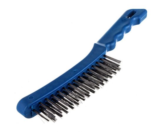 Кордщетка (ручная, 3-рядная, стальная, 280 мм) КОБАЛЬТ 248-641 – изображение 5