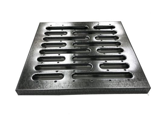 Решетка водоприемная для дождеприемника Gidrolica 30x30x30 см, штамп. стальная оцинк., кл. А15 200/1 – изображение 2