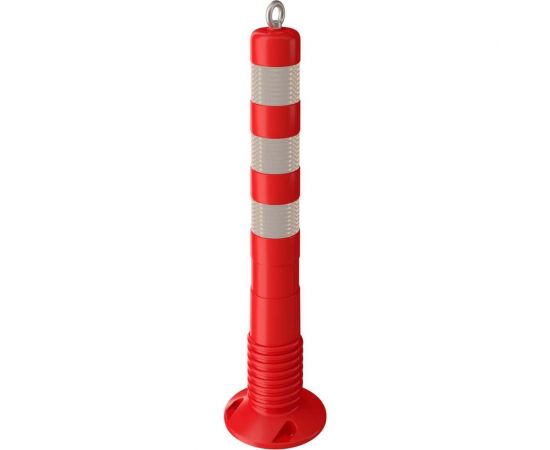 Разделительный гибкий столбик безопасности с креплением для цепи ТЕХНОЛОГИЯ 750 мм 7357 – изображение 2