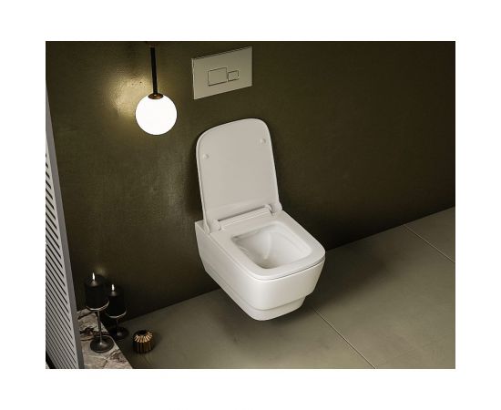 Подвесной безободковый унитаз Dreja ENZO 88.0001 – изображение 3