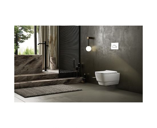 Подвесной безободковый унитаз Dreja ENZO 88.0001 – изображение 2