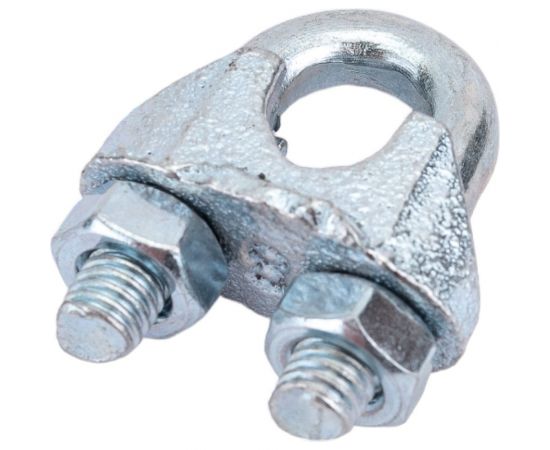 Зажим для стальных канатов vipкрепеж оцинкованный, 8 мм, 1 шт. 17808 VIP – изображение 4