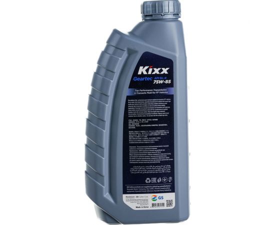 Трансмиссионное масло KIXX GEARTEC FF GL-4 75W85, полусинтетическое, 1 л L2717AL1E1 – изображение 3