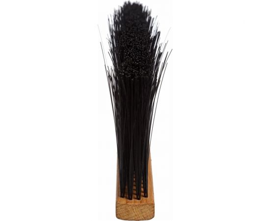 Метла для пола и улицы YOZHIK Гардена лайт, 280x40x16 мм, 106 пучков, высота ворса 130 мм, 4-х рядная, синтетическое волокно чёрное Y/МГЛ/280 – изображение 3