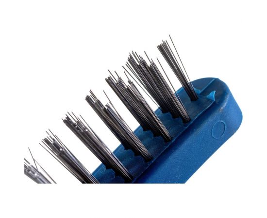 Кордщетка (ручная, 3-рядная, стальная, 280 мм) КОБАЛЬТ 248-641 – изображение 2