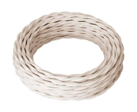 Силовой кабель Retro Electro ретро, 2х2,5, слоновая кость, длина бухты 50 2254754 – изображение 3