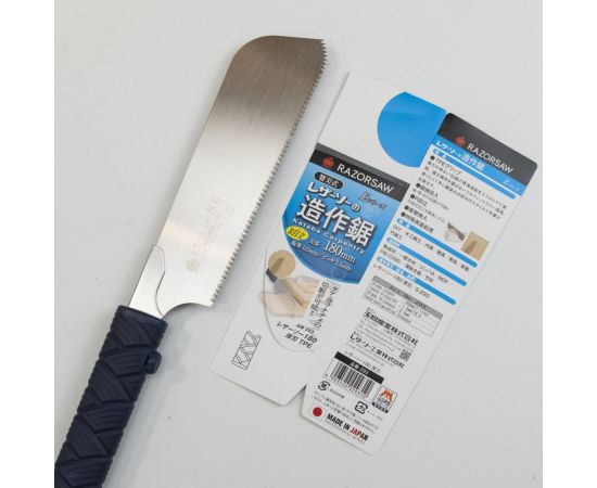 Японская пила Mikitool Gyokucho Kataba Atsuba 180мм, шаг 1,5мм, пластиковая рукоять М00020368 – изображение 3