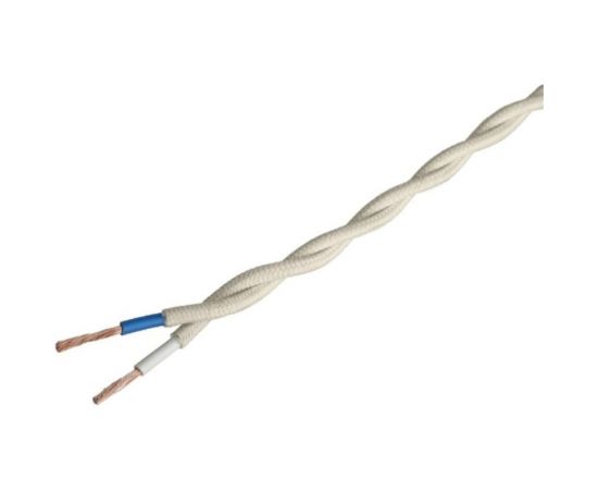 Силовой кабель Retro Electro ретро, 2х2,5, слоновая кость, длина бухты 50 2254754 – изображение 11