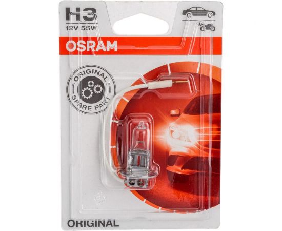 Автолампа OSRAM H3 55 PK22s 12V, 1, 10 64151-01B 