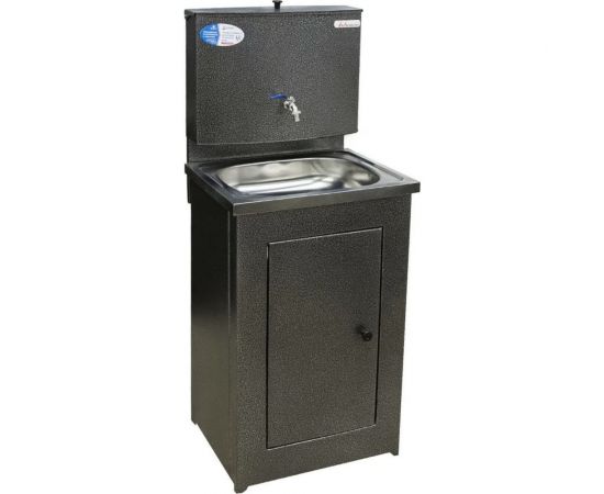 Рукомойник АКВАТЕКС металл, 500x450, серебро, безЭВН-20л +мойка нержавейка, в коробе 526806 