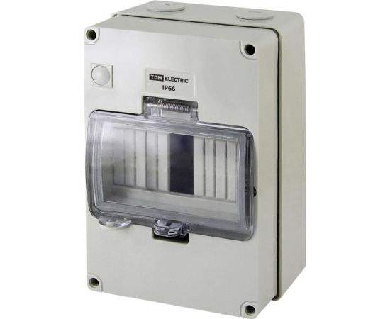 Бокс TDM КМПнИ-8, с индикатором, блокировкой, герметичными вводами, 200x200x110 мм, IP66 SQ0908-0202 – изображение 3