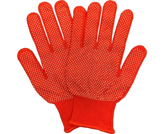 Рабочие нейлоновые перчатки Master-Pro МИКРОТАЧ красные, 1 пара 2513-NPVC-RED-S – изображение 3