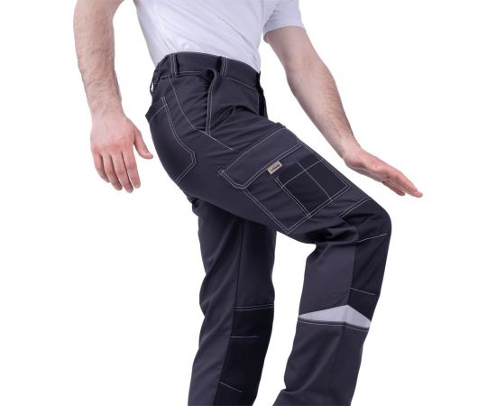 Летние брюки iForm ТУРБО SAFETY темно-серый/черный Брю 1604/104/170 – изображение 7