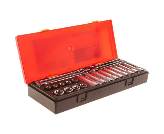 Набор инструментов TORX ключи E6-E24, головки E10-E24 в кейсе 24шт JTC-K4241 – изображение 7