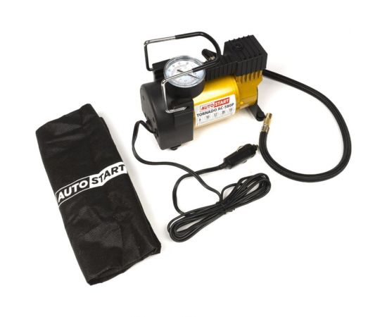 Автомобильный поршневой компрессор TopAuto AUTOSTART TORNADO 35 л/мин, до 6 Атм/90PCI АС-580P 