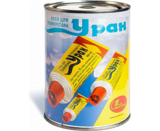 Универсальный водостойкий клей НОВБЫТХИМ Уран банка 1 л 33 
