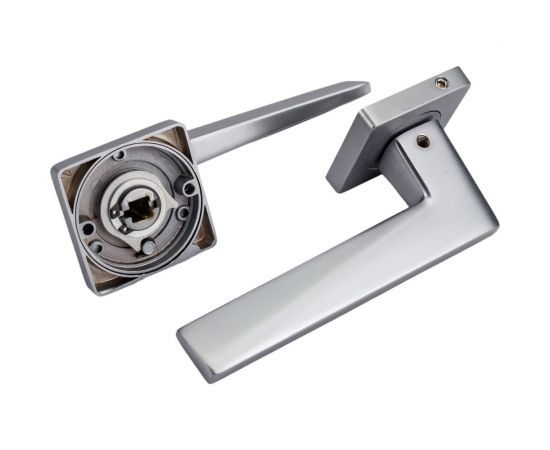 Ручка дверная ЦАМ матовый хром Вантаж V44L-2 