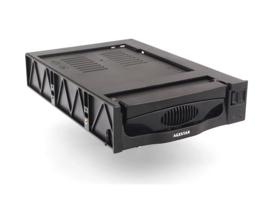 Mobile rack салазки AgeStar 3,5"" SATA I/II/III, пластик, черный, SR3P-SW-1F (BLACK) 