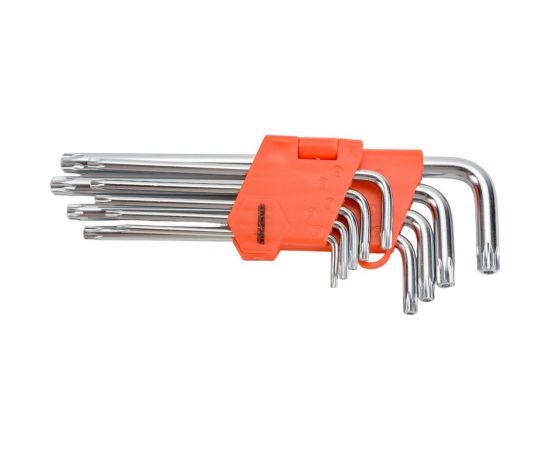 Удлиненные ключи-звездочки SANTOOL Т10-Т50 9 шт/уп 031655 