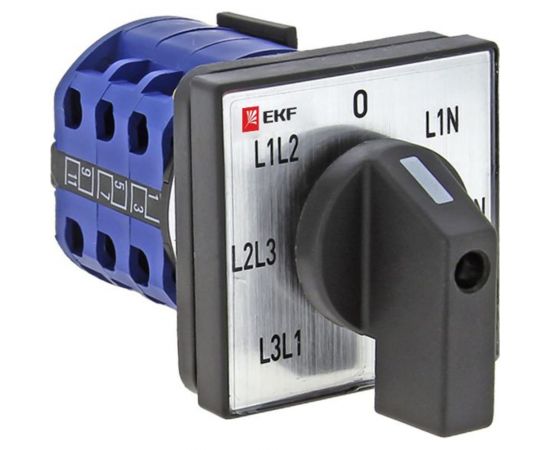 Кулачковый переключатель для вольтметра EKF PROxima ПК-1-64 10А SQ pk-1-64-10 – изображение 3