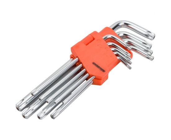 Удлиненные ключи-звездочки SANTOOL Т10-Т50 9 шт/уп 031655 – изображение 3