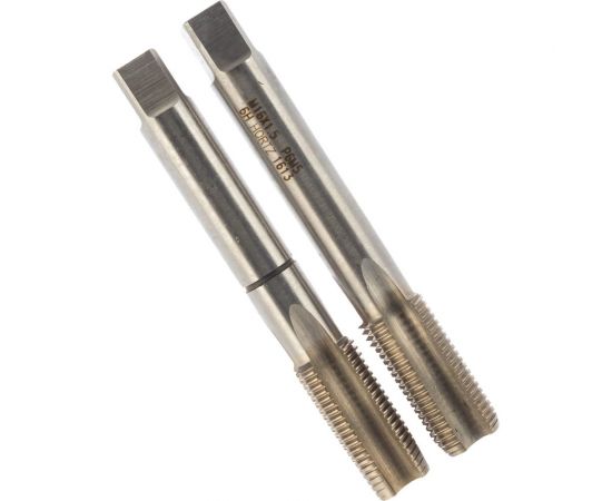 Метчик М16x1,5 м/р комплект 2 шт. Р6М5 HORTZ 203892 – изображение 2