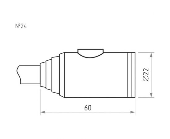 Велосипедный замок НОРА-М №24 размер - ф 10 х 1500 мм 18293 – изображение 3