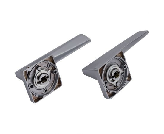 Ручка дверная ЦАМ матовый хром Вантаж V44L-2 – изображение 3