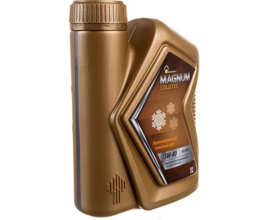 Моторное масло РОСНЕФТЬ Magnum Coldtec 5W-40 SN-CF синт. кан. 1 л 40813832 – изображение 4