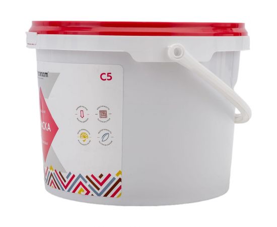 Фасадная резиновая краска ECOROOM RAL 3011 коричнево-красный, 2.4 кг Е-Кр -3582/3011 – изображение 3