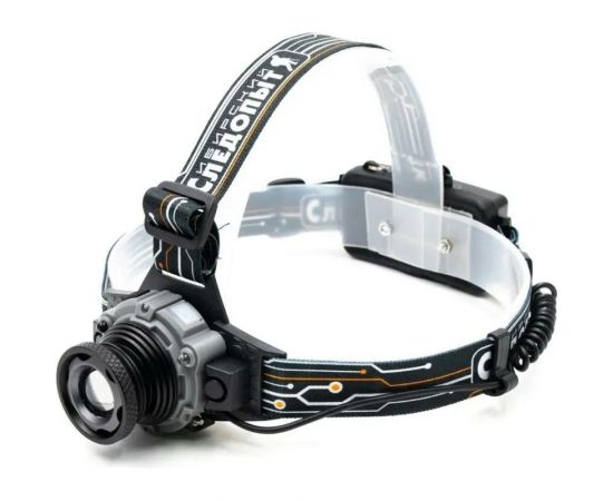 Налобный фонарь Следопыт СИБИРСКИЙ -Вольт-М, 1 LED, zoom, аккум. 220В, PF-PFL-HL51 