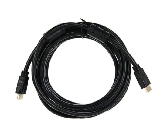 Кабель Telecom HDMI-19M --- HDMI-19M ver 2.0+3D/Ethernet, 2 фильтра, 5m TCG200F-5M 