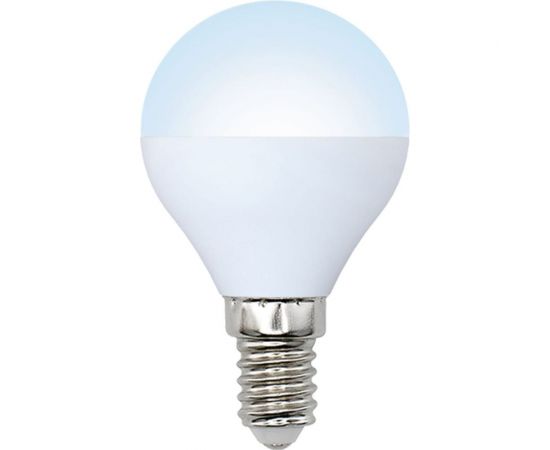 Светодиодная лампа Volpe. Форма шар, матовая. Серия Norma LED-G45-7W/NW/E14/FR/NR UL-00003819 