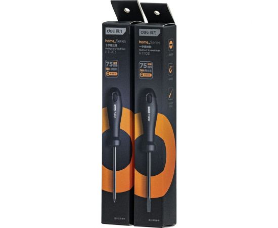 Крестовая отвертка DELI Home Series Black HT1203 PH0x75 мм 104606 – изображение 11