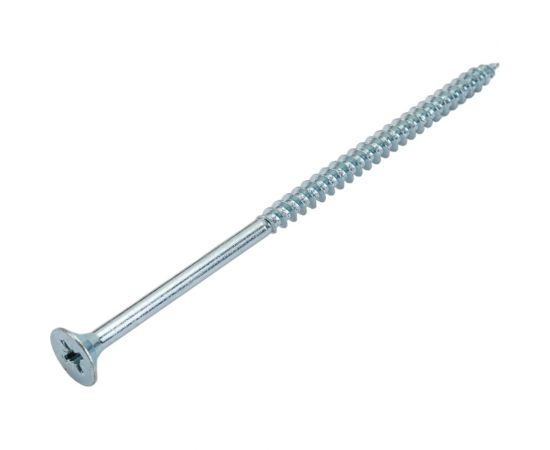 Потайной универсальный шуруп Метизный двор 5,0x100, оцинкованный, 100 шт. 4690441022837 – изображение 3