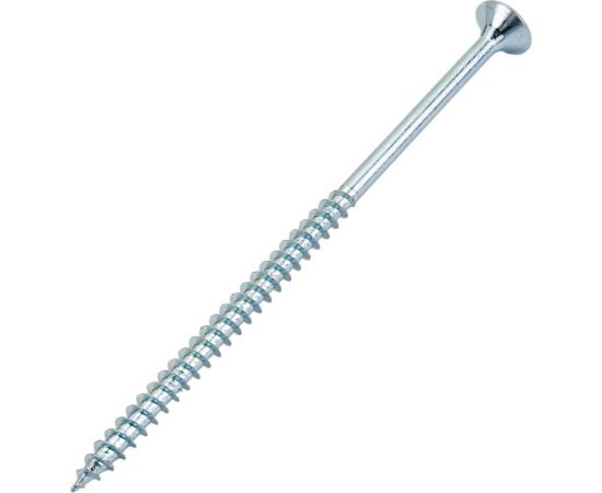Потайной универсальный шуруп Метизный двор 5,0x100, оцинкованный, 100 шт. 4690441022837 – изображение 2