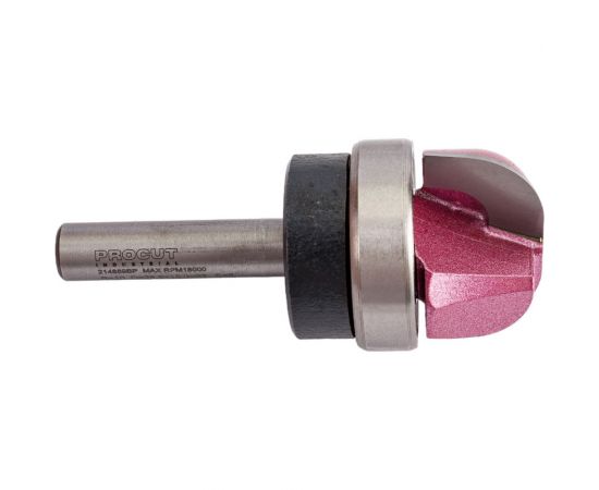 Фреза для желобов и чаш (28.6x15.9x63 мм; хв-к 8 мм; R=10 мм; верхний подшипник) PROCUT 214889BP – изображение 4
