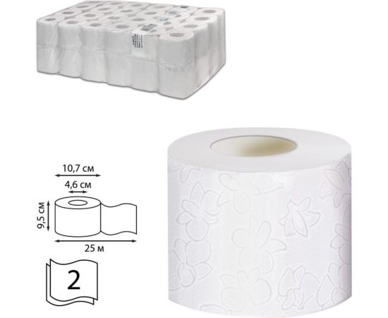 Бумага туалетная VEIRO PROFESSIONAL 25 м., Система T4, КОМПЛЕКТ 48 шт., Comfort 127089 