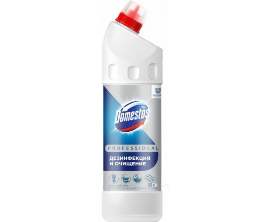 Чистящее средство DOMESTOS Professional универсальное, дезинфицирующее, отбеливающий эффект, 1 л 608136 