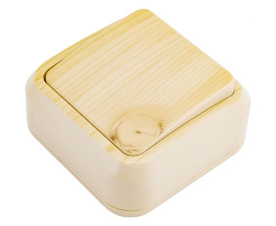 1 клавишный выключатель открытой установки МПО Электротехника 1522 