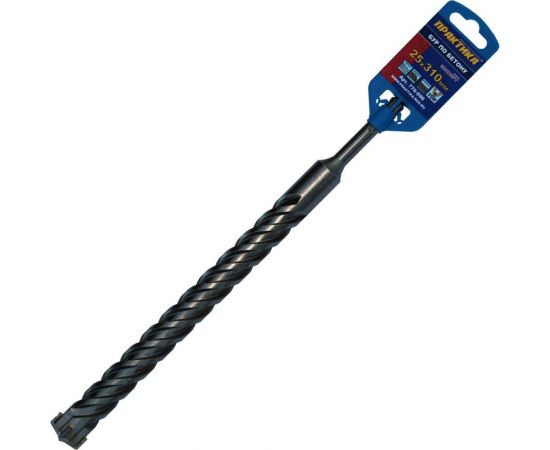 Бур Х-тип серия Эксперт по бетону (25х310 мм; SDS-plus) ПРАКТИКА 776-096 