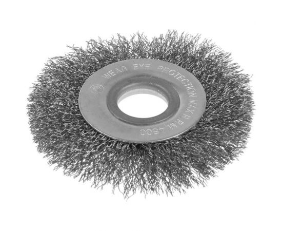 Щетка плоская металлическая (100х22 мм) для УШМ ТУНДРА 1032364 – изображение 3