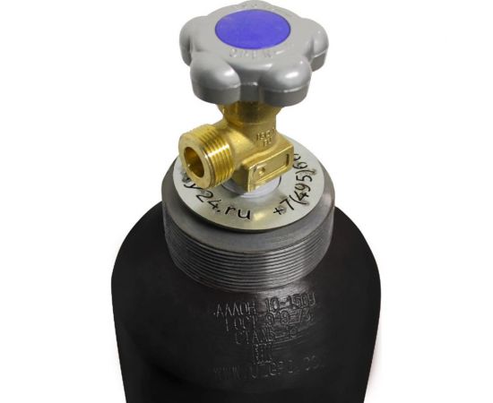 Баллон для азота (10 л; 150 атм; вентиль сальниковый Cavagna) Ярко Вверх 8555448 – изображение 2