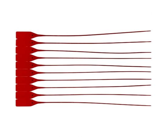 Номерная пластиковая пломба ТПК Технологии Контроля оса-330 (цвет: красный) 1000 шт 24199 – изображение 2