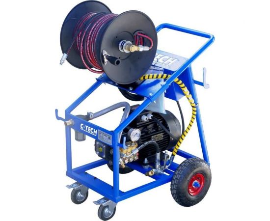 Мойка высокого давления для грузовой и спецтехники C-TECH профессиональная, мобильная TR2515ET3E4BP2FMT+vs TR2515ET3E4BP2DFMT-30-SF60-TN90 