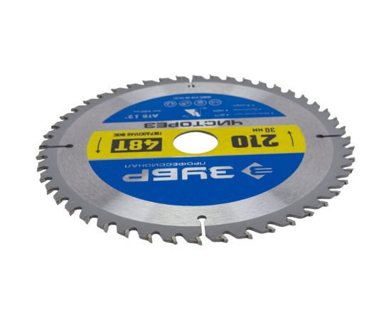 Диск пильный по дереву Чисторез (210х30 мм; 48T) Зубр 36905-210-30-48_z01 – изображение 3