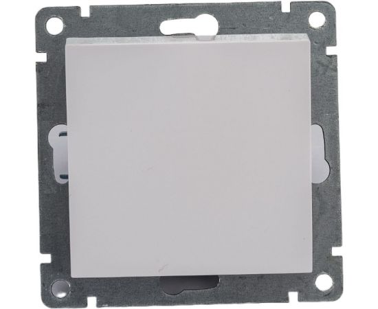 Одноклавишный выключатель UNIVersal серия афина, с/у, 10а, 220в, белый еврослот A0021 – изображение 3